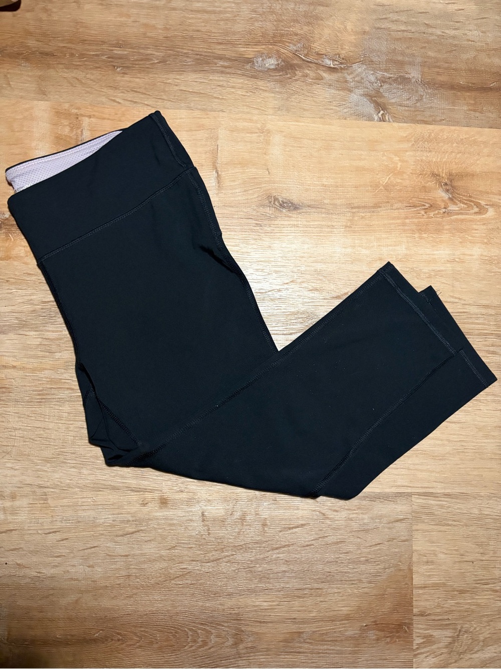 Marika Sport Black Polyester Athletic Capri Yoga Leggings